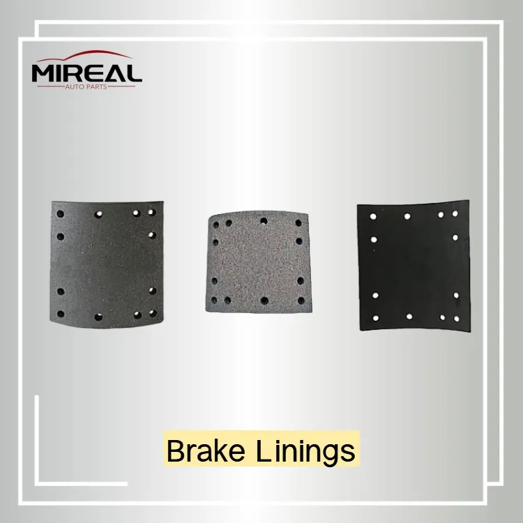 Sunkvežimio stabdžių antdėklai